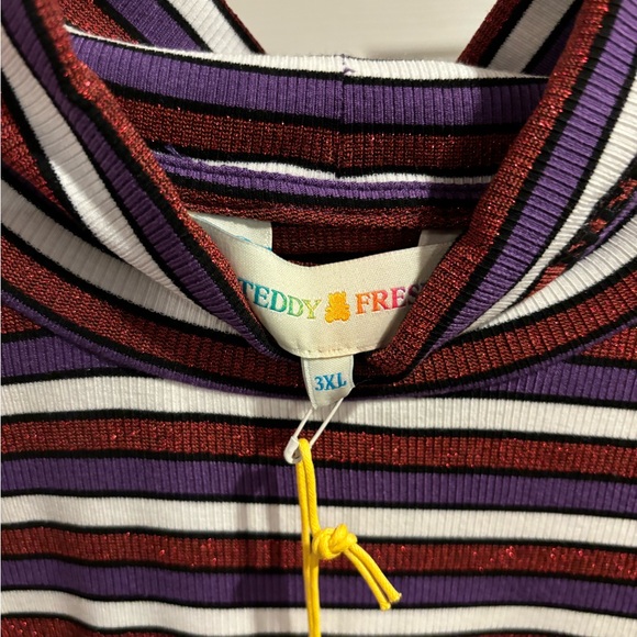 Teddy Fresh Stripped Top - Picture 2 of 5
